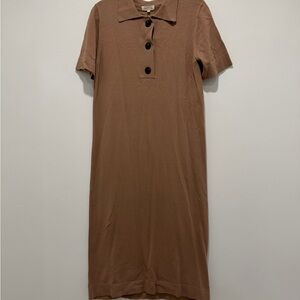 Roolee Brown Midi Dress